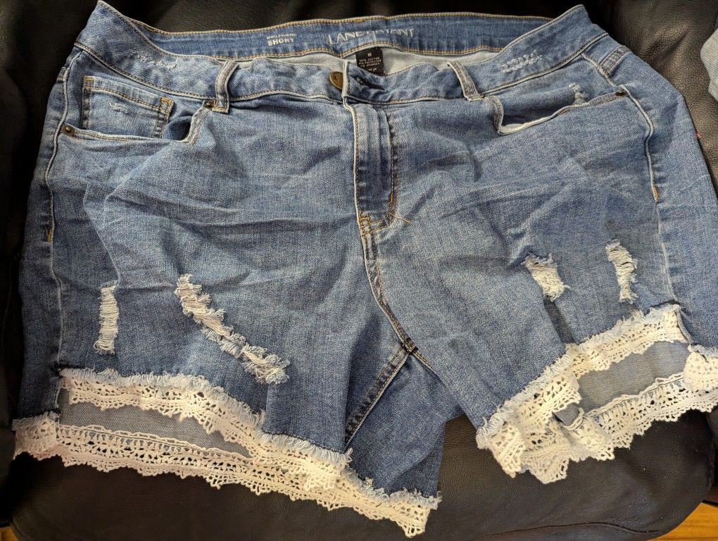 Plus Size Jeans/ Jean Shorts Lot
