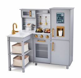 KidKraft Ultimate Corner Play Kitchen with Lights and Sounds