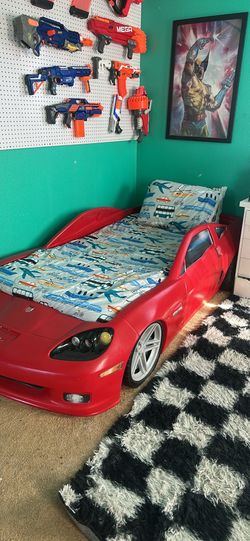 Red Corvette Twin Bed