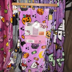 Hello kitty halloween blanket witchy hello kitty