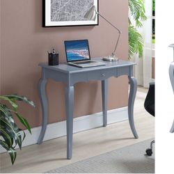 French Provence New in Box High Quality Wooden Grey Desk/Vanity