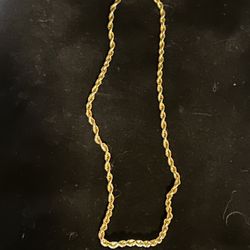 14kt Gold Rope Chain