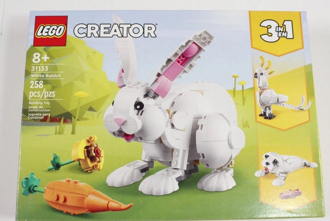 Lego 31133 Creator 3 In 1 White Rabbit