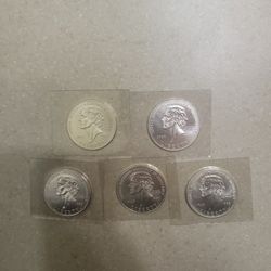 1993 Thomas Jefferson US Silver Dollar. Sealed.  $90  Each 