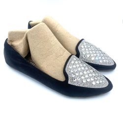 OXYDE- SHINY GEMSTONES LOAFER SLIPPERS SIZE - 10