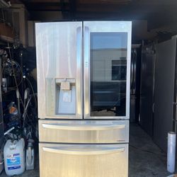 Lg French Door Refrigerator Stainless Steel ( Instaview / Counter Depth 