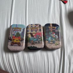 Luminous city mini tins lot of 3