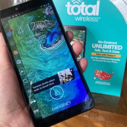 TCL A2 Black Phone Like New