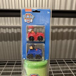 NEW Paw Patrol - Floor Playmat & 2 Toy Cars, 47” x 61", 2 Character Vehicles, Durable EVA Foam Mat, Portable