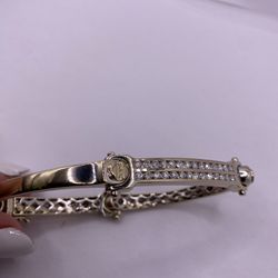 18kt Gold Link Bar Bracelet - 36.52g, 2.10ct Diamonds 