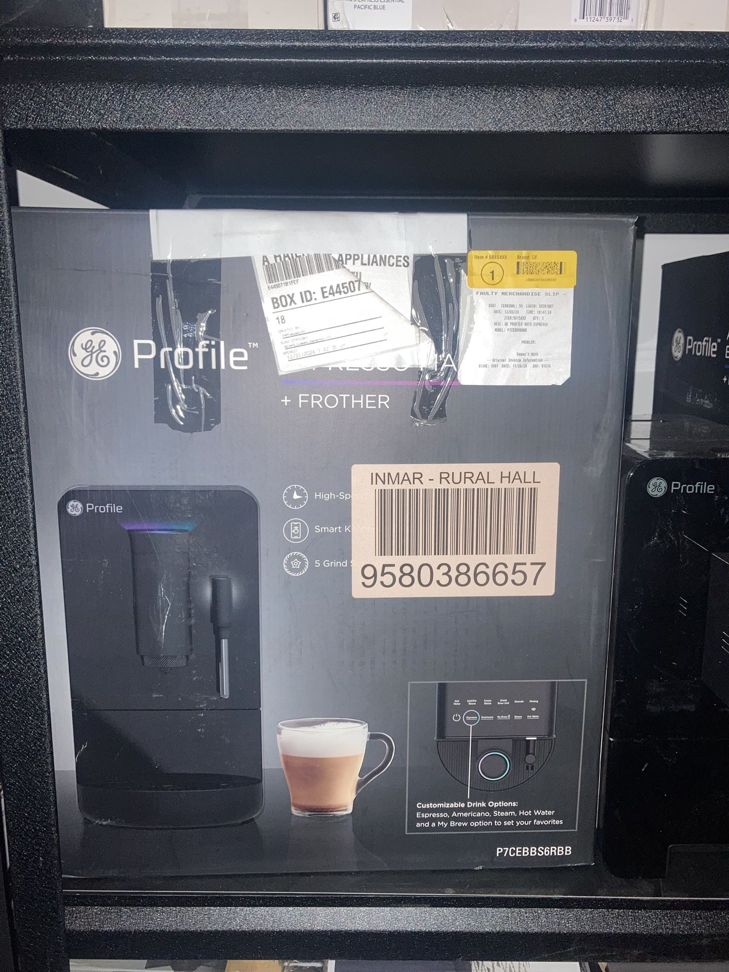 GE Profile Automatic Espresso Machine With Frother