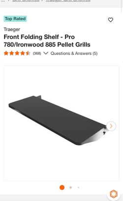 Front Folding Shelf