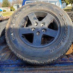 245 75 17 Jeep Wheels And Tires Set Of 5