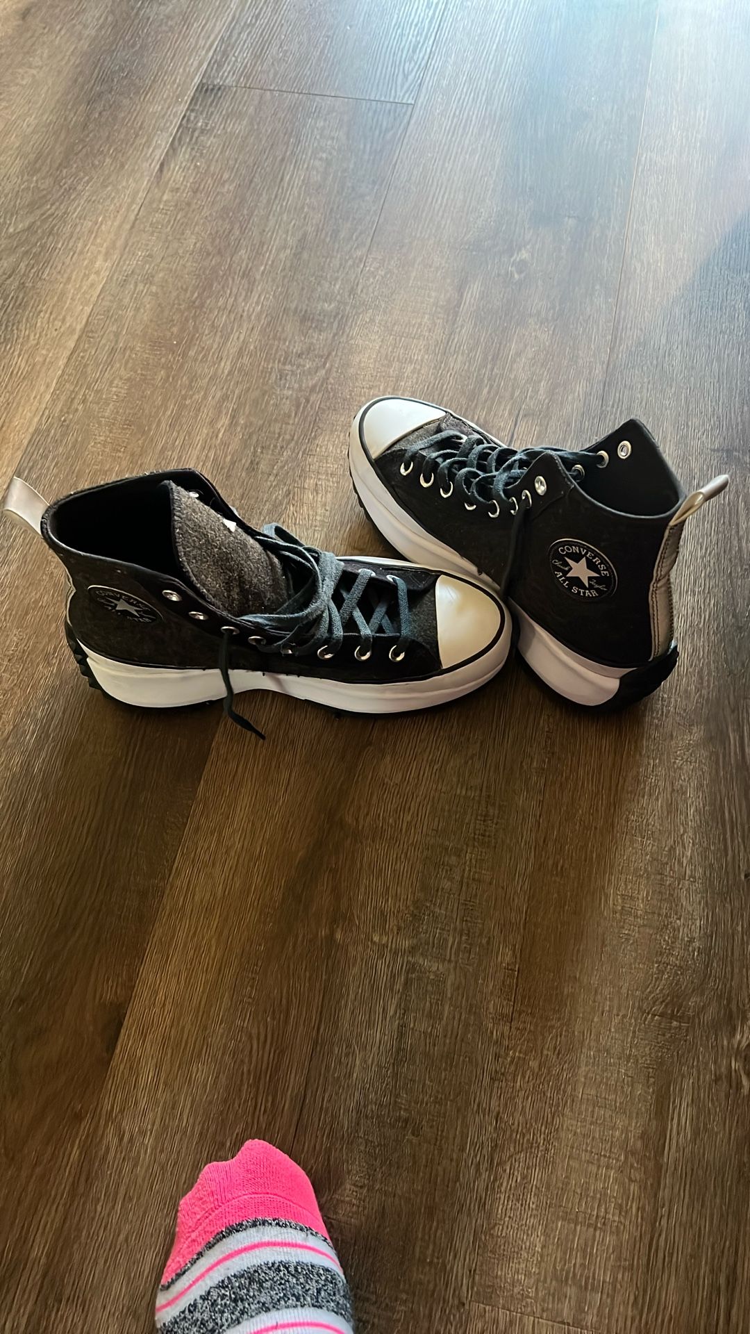 CONVERSE Run Star Hike High-Top Sneakers SZ MENS 9