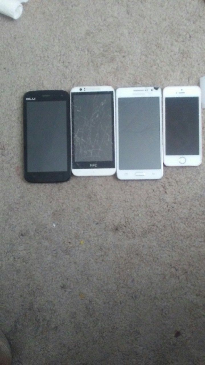 4 cell phones