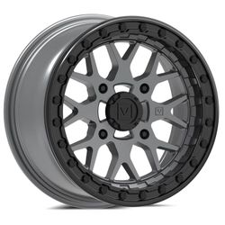 Valor Offroad Beadlock 15x7 4x137 +25mm Satin Graphite 4pc Wheel