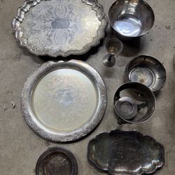 Plated Silver Items and Platters Reed and Barton