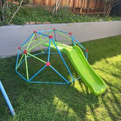 Climbing Dome With Slide