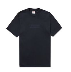 Supreme Tonal Box Logo Tee Black Men Size Medium Brand New DS