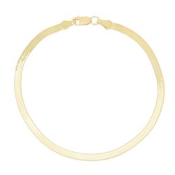 Zales 10K Gold Herringbone Bracelet
