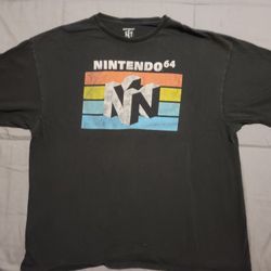 N64 Black T-shirt (2XL)