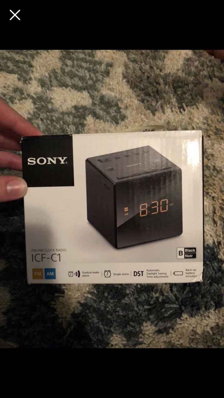 Sony alarm clock- see notes