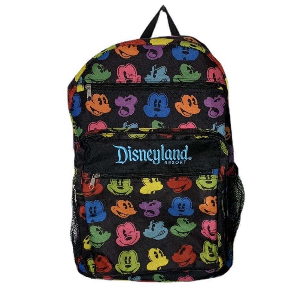 Disneyland Resort Multi Color Mickey Mouse Backpack Mochila Niños Niñas