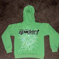Vvs Green Sp5der Hoodie
