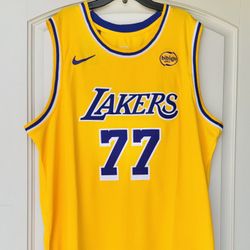 2XL/3XL - LAKERS #77 LUKA DONCIC JERSEY