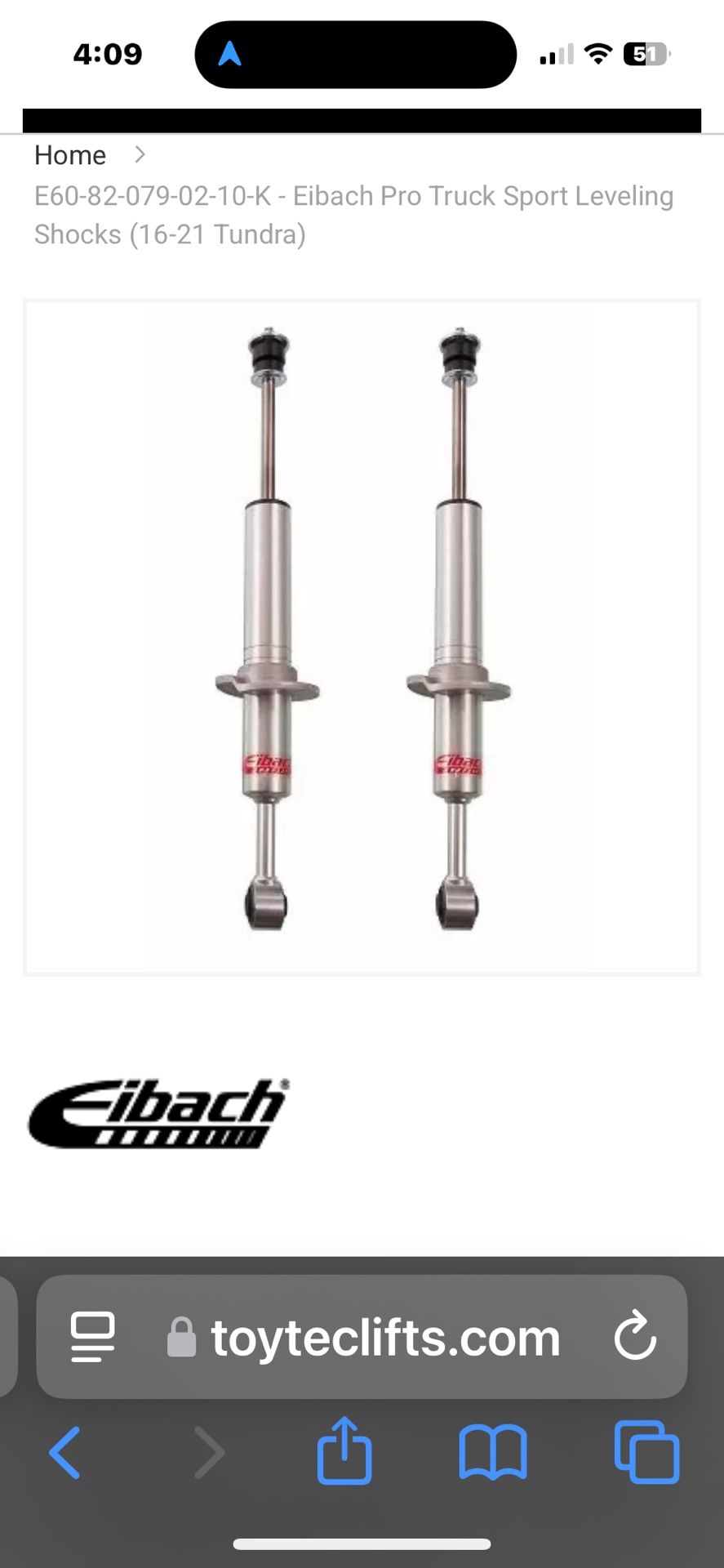 Tundra Leveling Shocks
