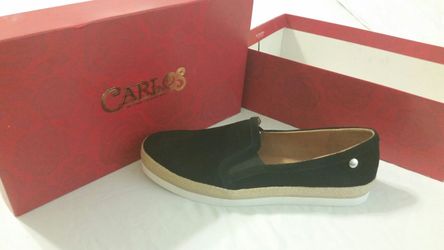 Carlos by Carlos Santana Black Suede Loafer/Slip on