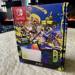 New!! Nintendo Switch Model OLED Splatoon 3 Especial Edition