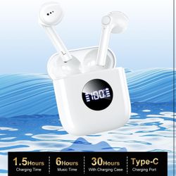 BRAND NEW Bluetooth Wireless Earbuds with Charging Case & Mic for Android/iOS Cellphone