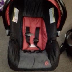 Infant Car Seat Red And Black 