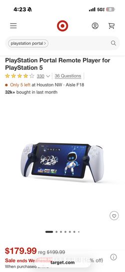 PlayStation 5 PS Portable Remote