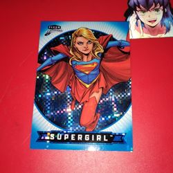 Supergirl 2025 Fleer Brilliants Superman #15 Blue X-Ray /999