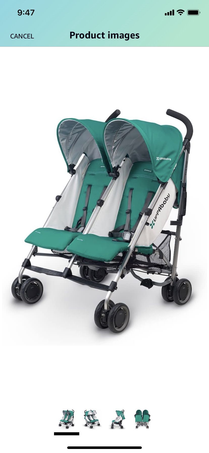 Uppa Baby G-link Double Stroller 