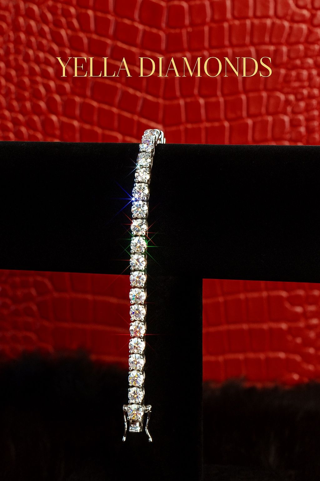 Ice Storm 7 Inch Moissanite Tennis bracelet