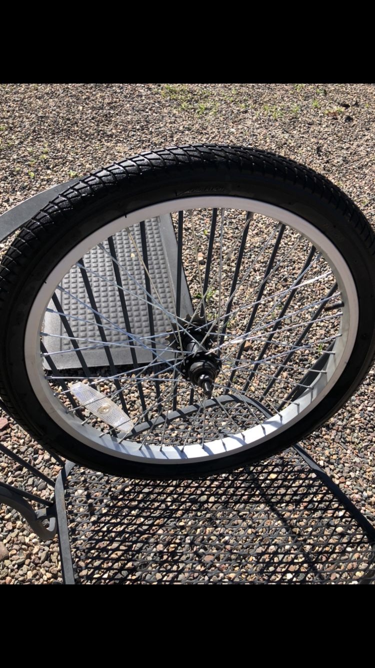 20” Rear Wheel 36 Spoke With Freewheel Sprocket 