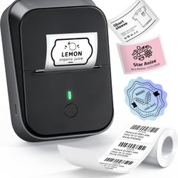 PM260 Label Maker Machine with Tape, 2 Inch Label Maker Bluetooth Label Printer, Inkless Portable Labeler for Home, Kitchen, School, Office Organizati