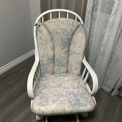 White Rocking Chair