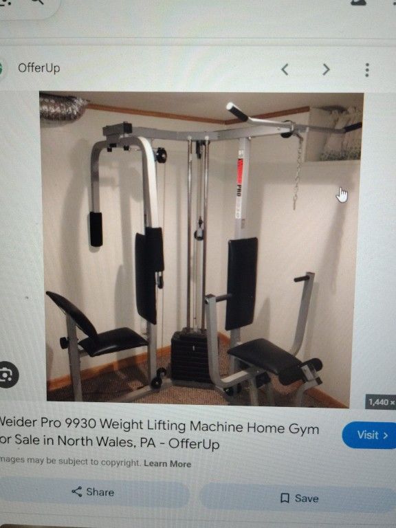 Weider Pro 9930 Exercise Home Gym 