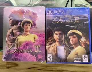 Shenmue 3 with steel case brand new sealed ps4