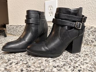 Black Leather Boots