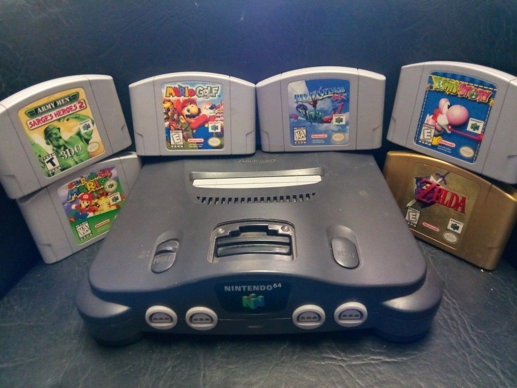 N64no wires games sold separately