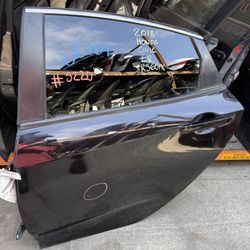 Honda Civic Rear Door Driver Side LH Sedan Black 2016 - 2021 ; JC101