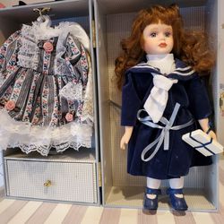 Vintage 12 Inch Porcelain Doll Lasting Impressions Plus Case And 3 Extra  Outfits for Sale in Livingston, NJ - OfferUp