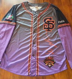 MLB San Francisco Giants #2 Willy Adames Long Sleeve Jersey Stadium Coca-Cola Giveaway