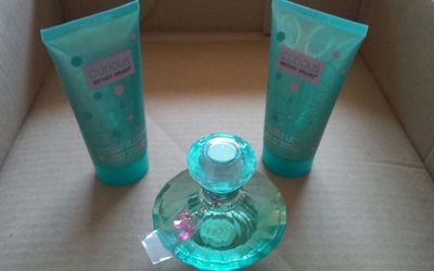 Britteny Spears Curious Scent Perfume, Body Souflee, Shave Gel