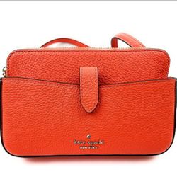 Like-New Orange Kate Spade Crossbody Purse